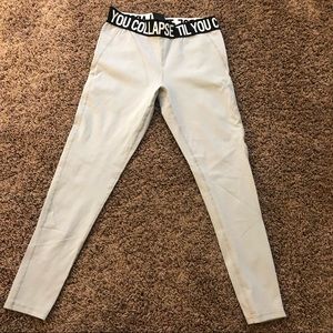 Til you collapse leggings, size: large